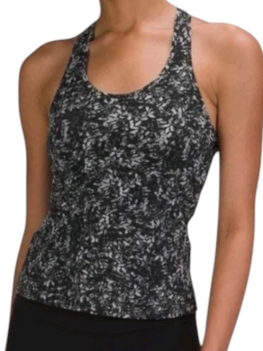 Lululemon Cool Racerback Tank Top In Overlay Starlight Sz Small Style W1DADS
